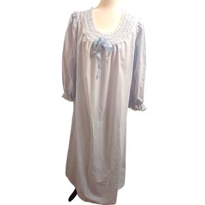 - Full length Nightgown. Ruffled detail on chest and cuffs.  NWOT  Sz L/XL
